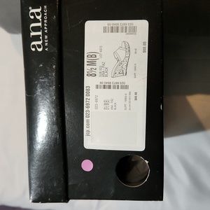 A.N.A 8.5 Black Wedge